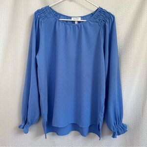 Jessica Simpson Women’s Blue Long Sleeve Blouse Size: Small NWT